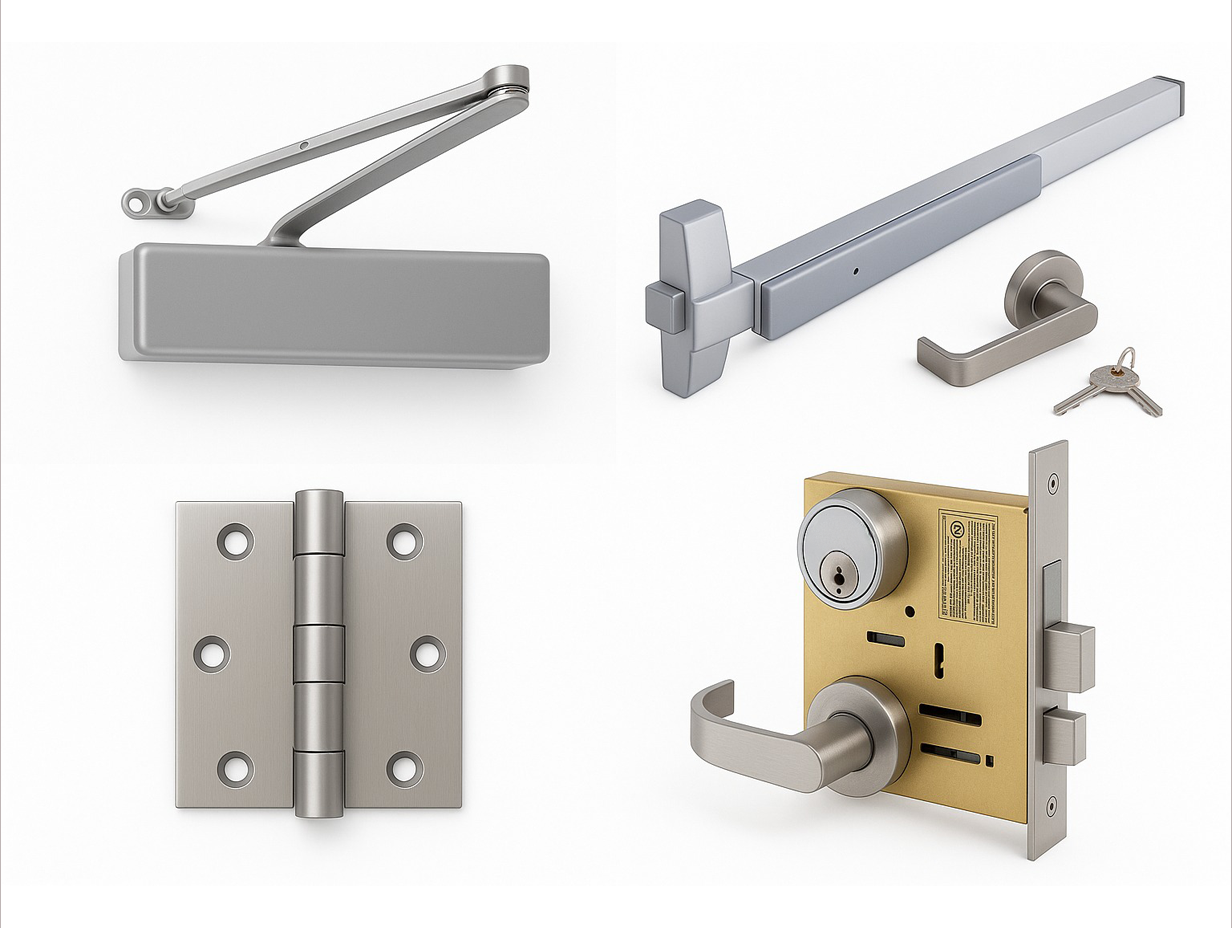 Door hardware sets